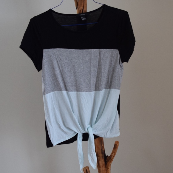 Forever 21 Tops - Tri Color Tie Top